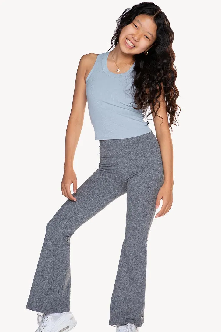 Simply Soft Luxe Flare Legging - Cloud Grey