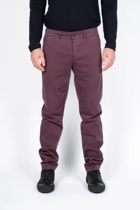 Soft Cotton Chinos Burgundy