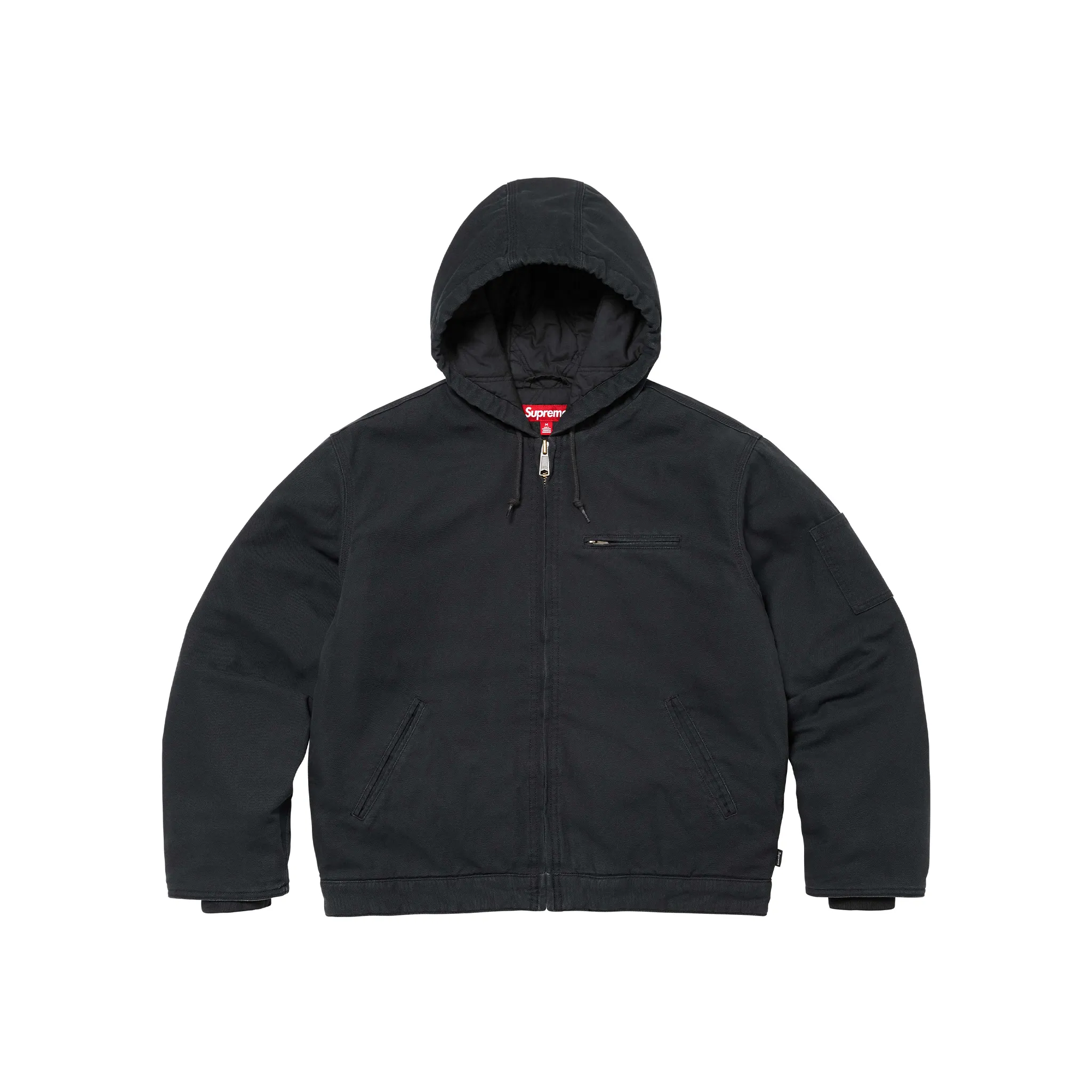 Supreme Thrasher Hooded Work Jacket Black (FW24)