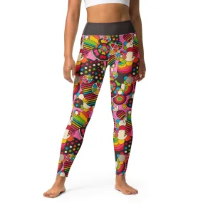 SWEET FREAK pink -2- Yoga Leggings