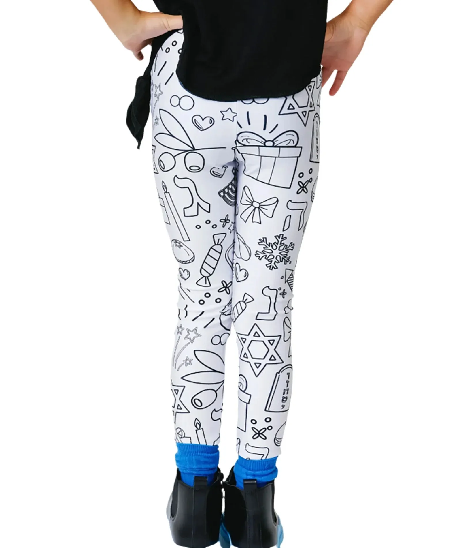 Terez Girl Hanukkah Coloring Leggings