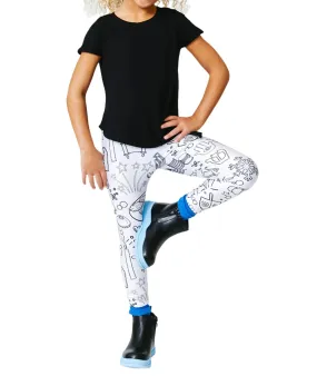 Terez Girl Hanukkah Coloring Leggings