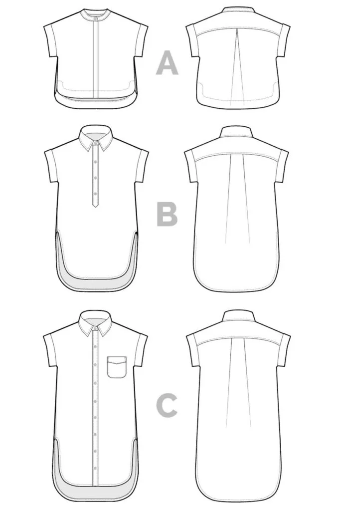 The Kalle Shirt Dress by Closet Core Patterns