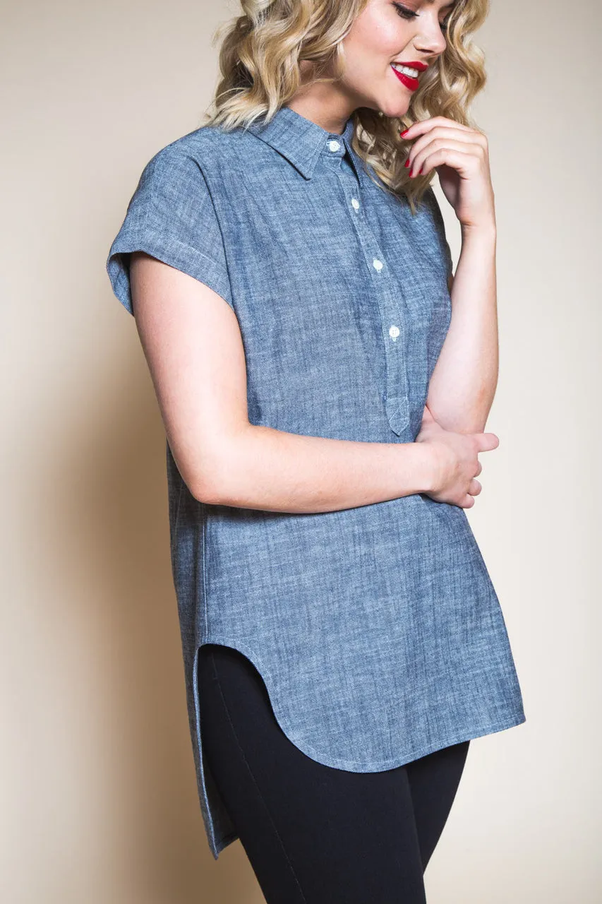 The Kalle Shirt Dress by Closet Core Patterns