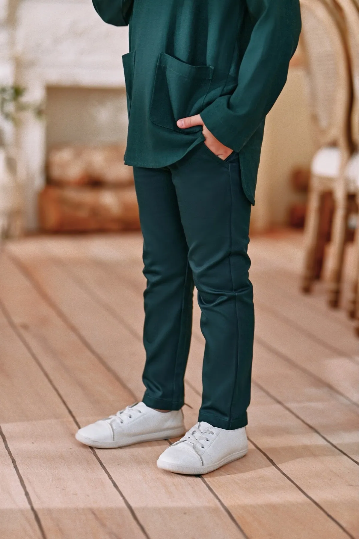 The Perfect Slim Fit Pants - Emerald Green