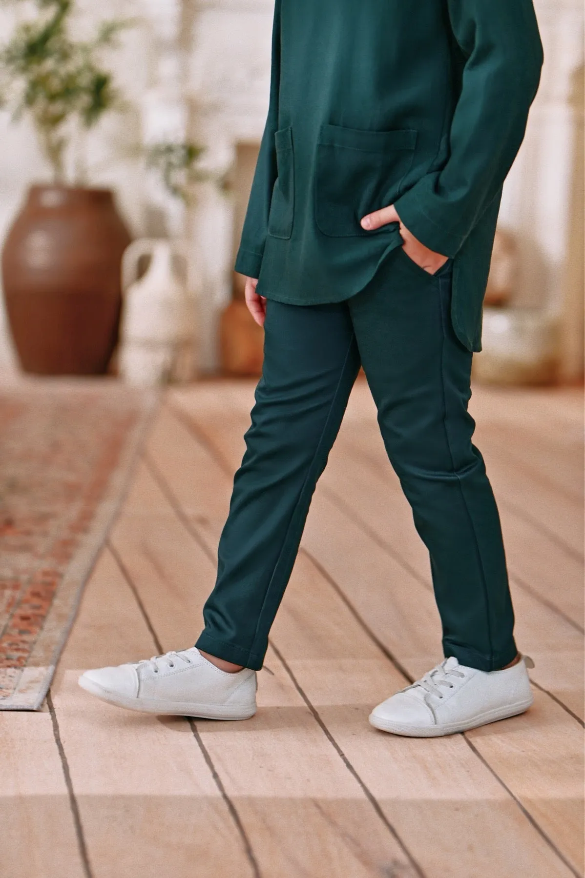The Perfect Slim Fit Pants - Emerald Green
