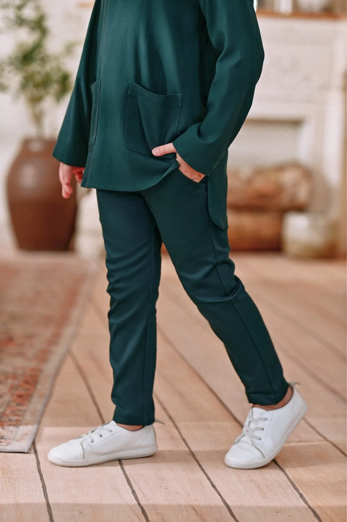 The Perfect Slim Fit Pants - Emerald Green
