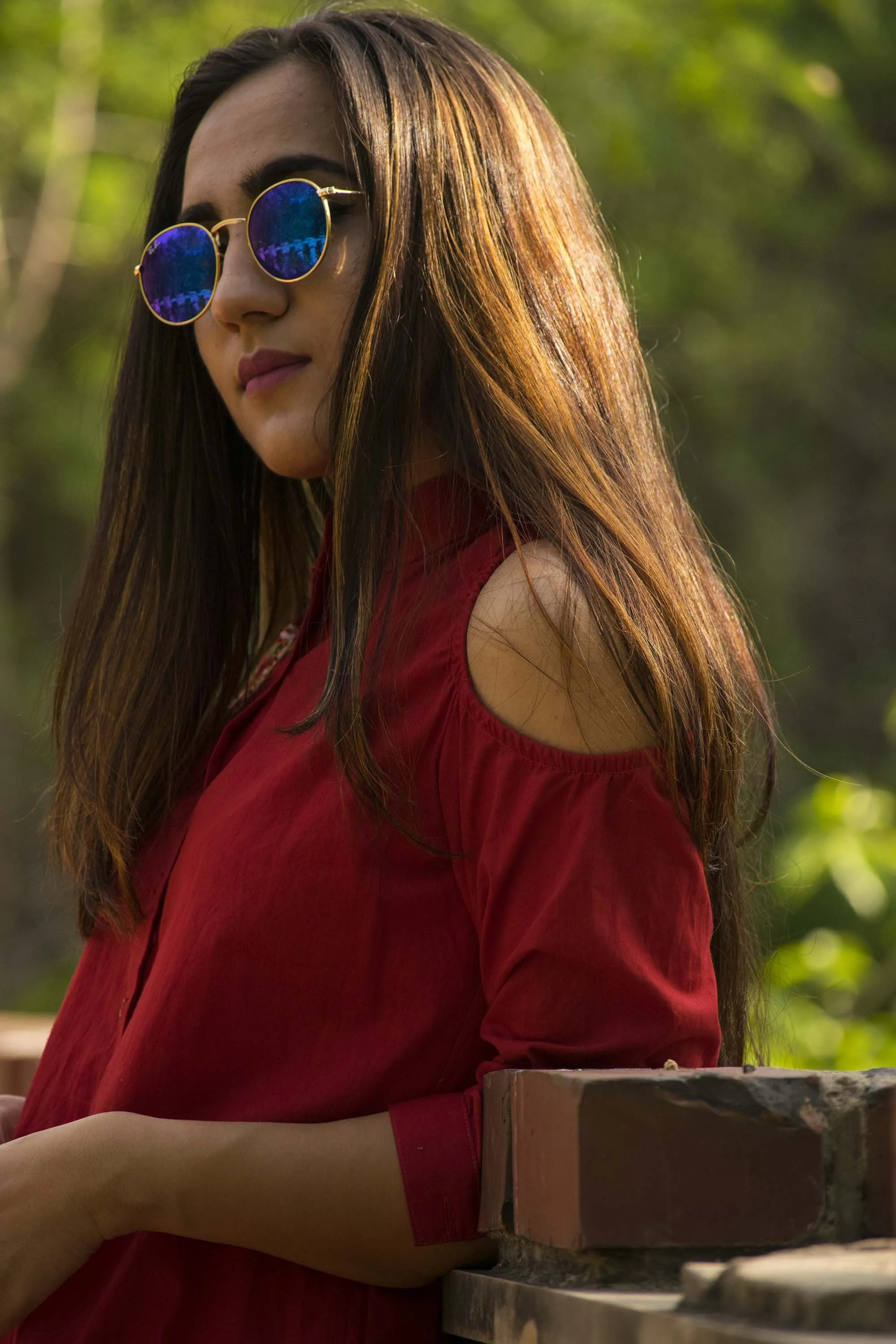 The Red Reign Shirt Dress