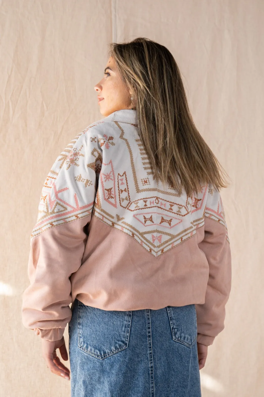 The Timeless Bomber Jacket Salmon