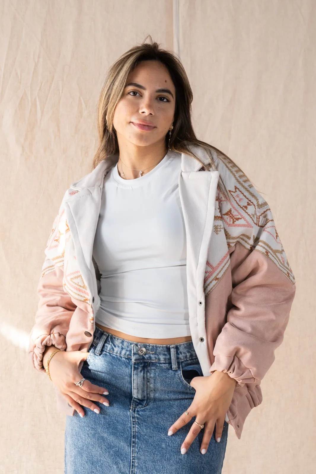 The Timeless Bomber Jacket Salmon