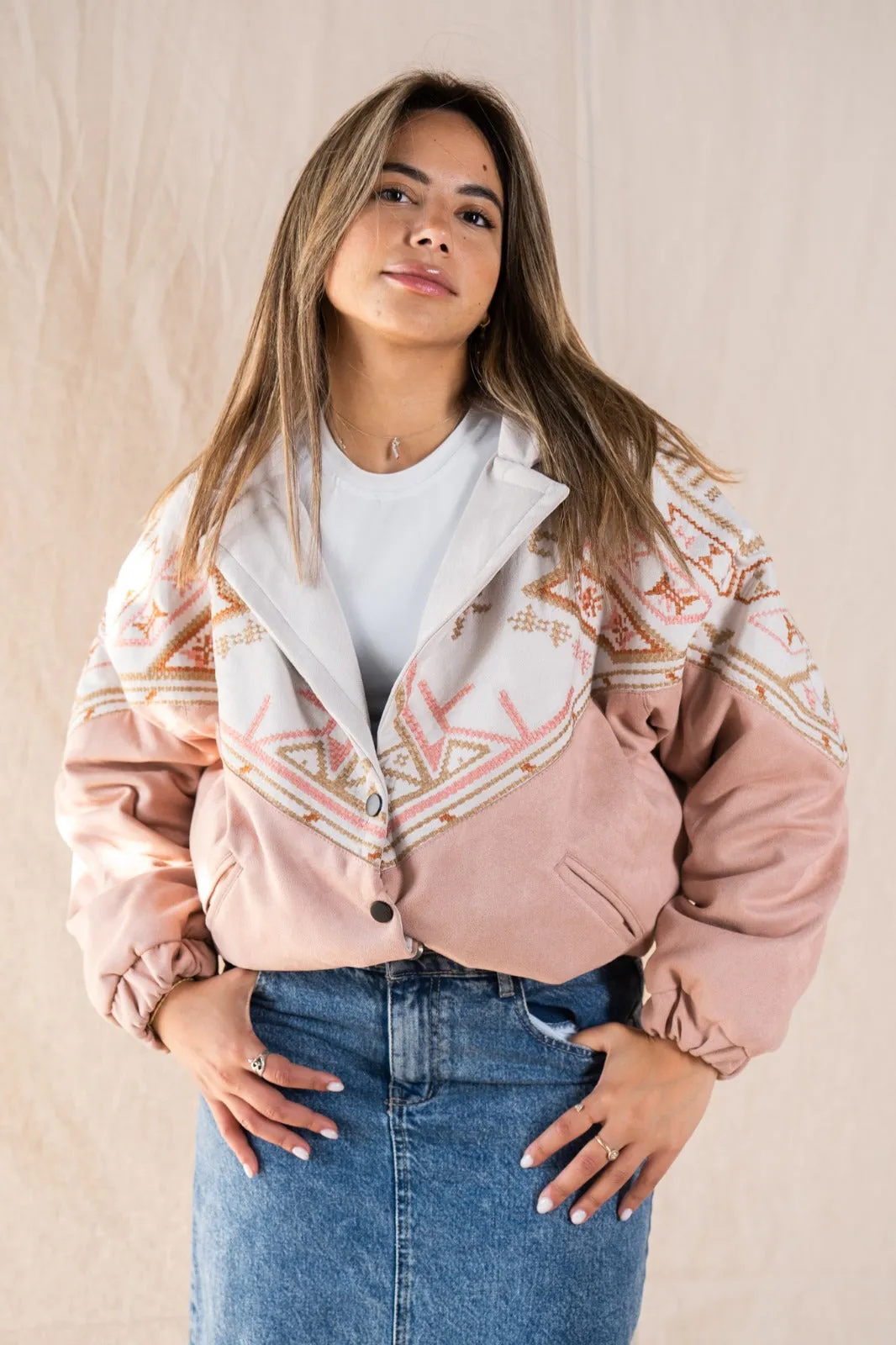 The Timeless Bomber Jacket Salmon