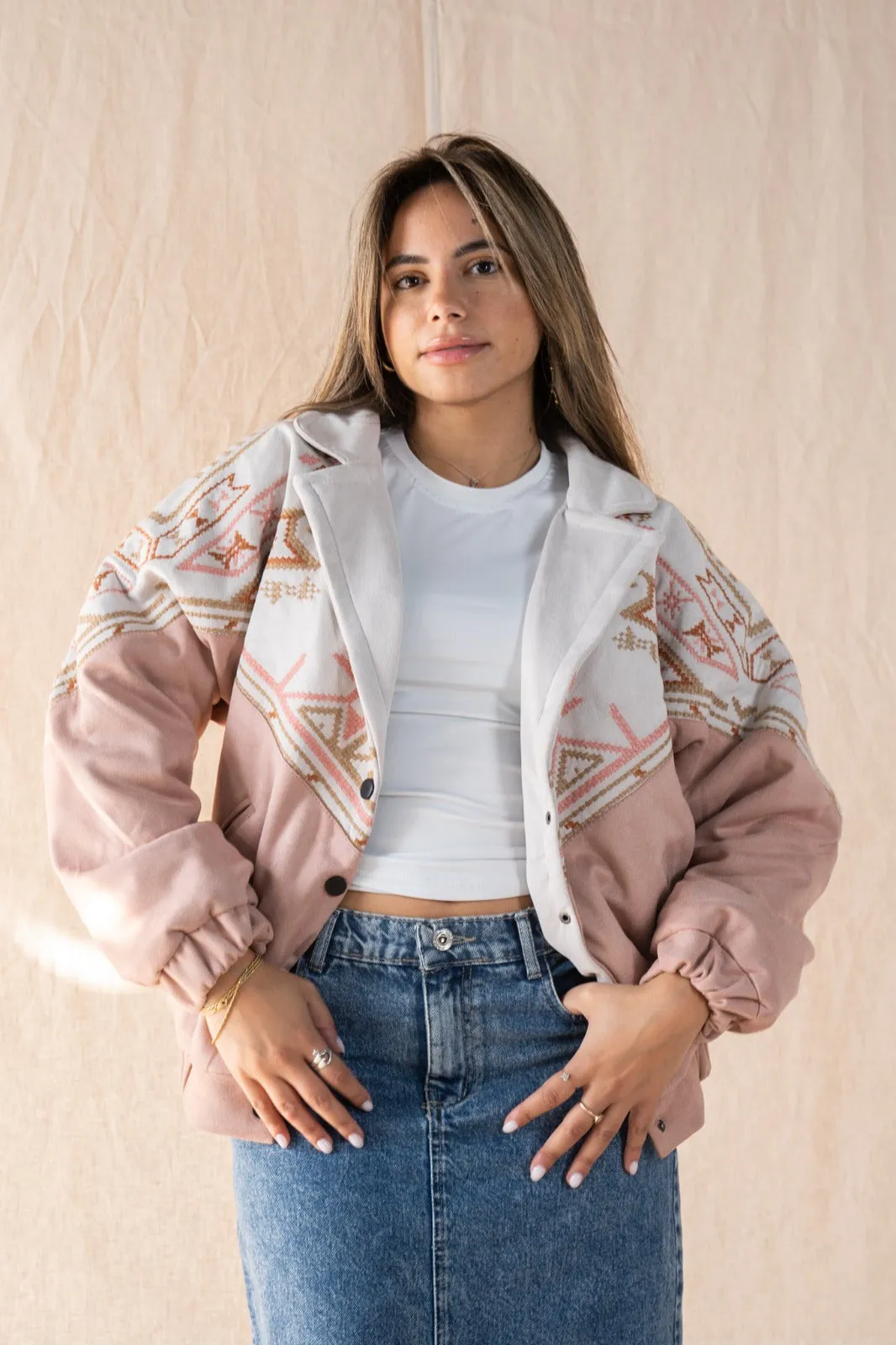 The Timeless Bomber Jacket Salmon