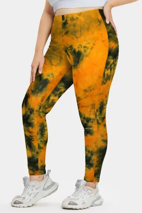 Tie Dye Rise Waist Skinny Legging