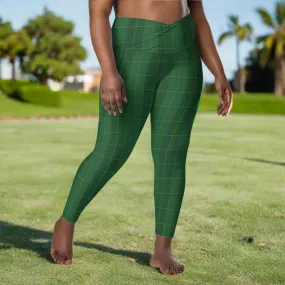 Traditional & Sexy Crossover Leggings with Pockets, lioness-love