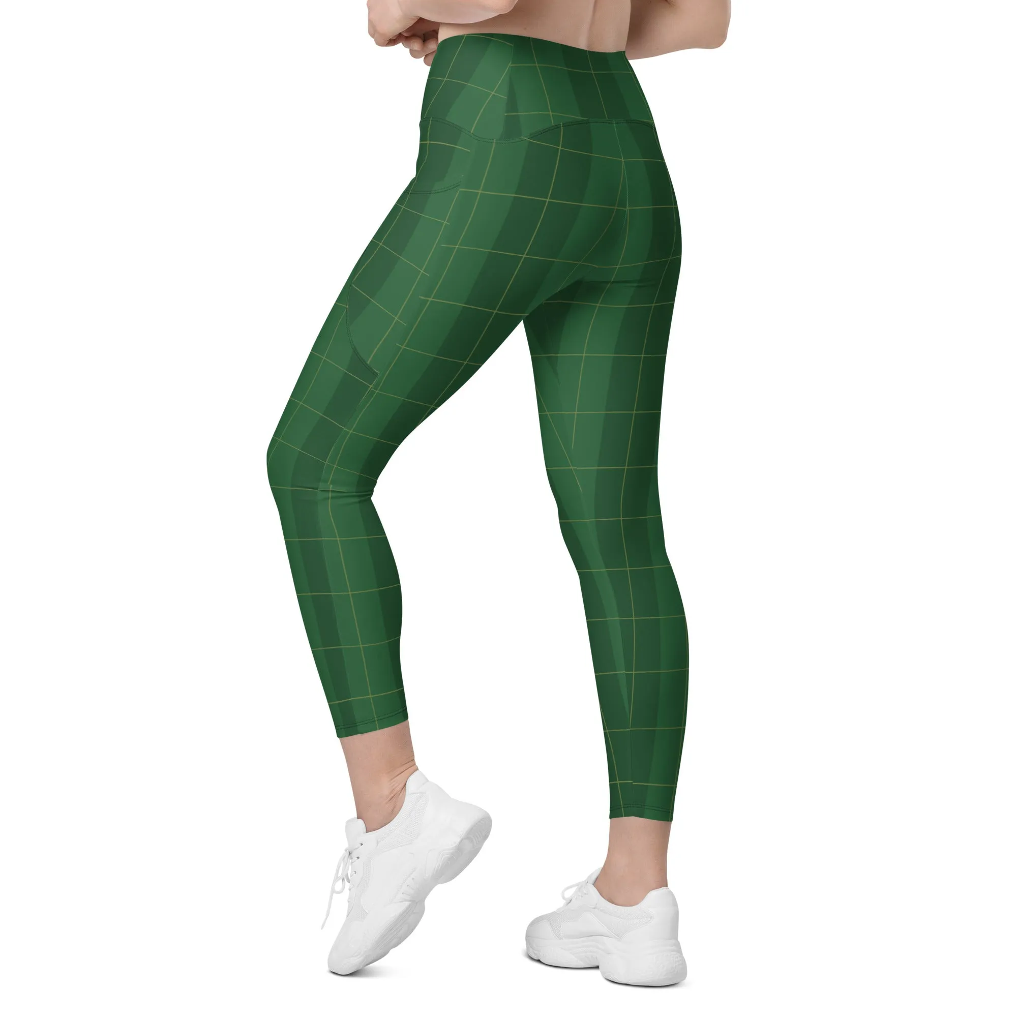 Traditional & Sexy Crossover Leggings with Pockets, lioness-love