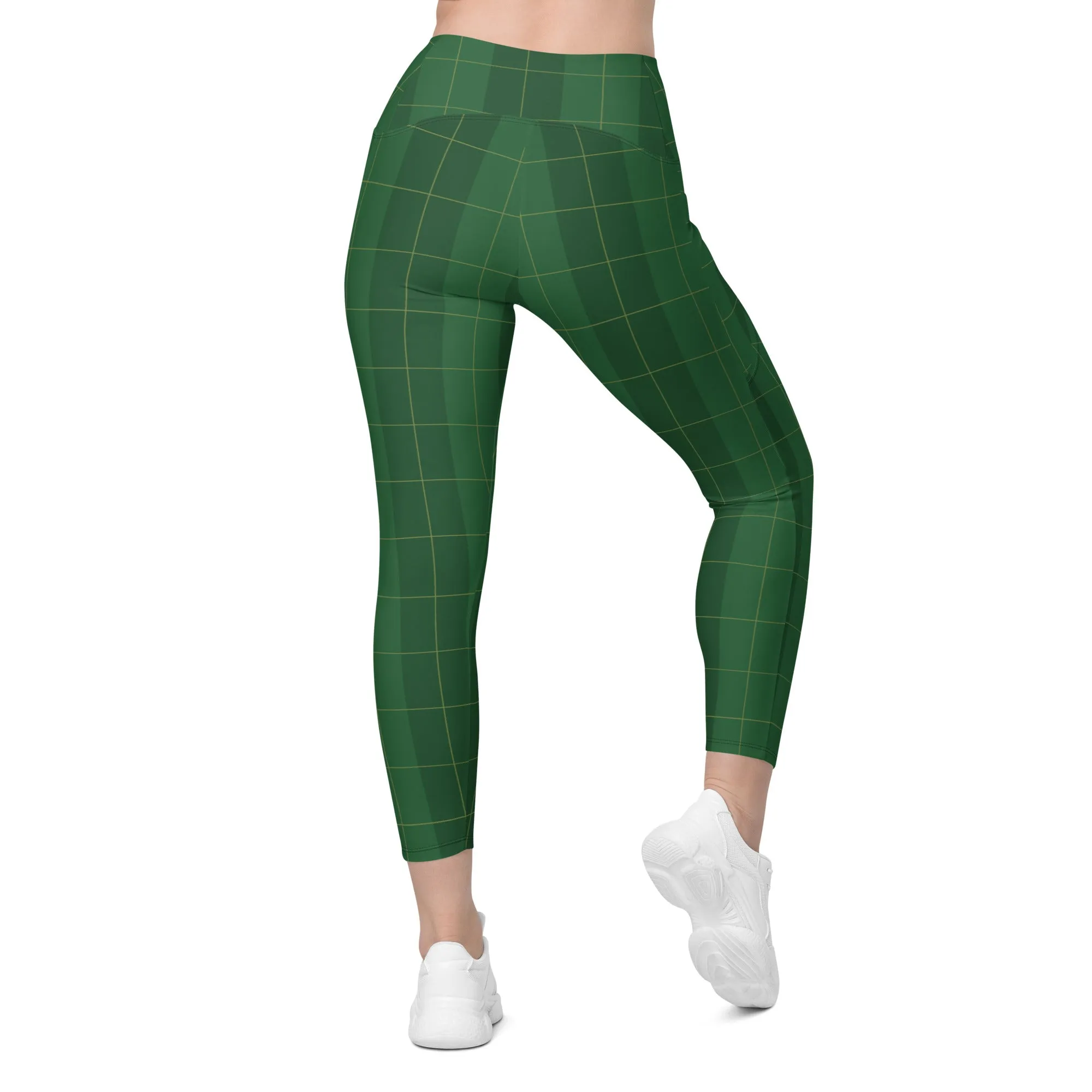 Traditional & Sexy Crossover Leggings with Pockets, lioness-love