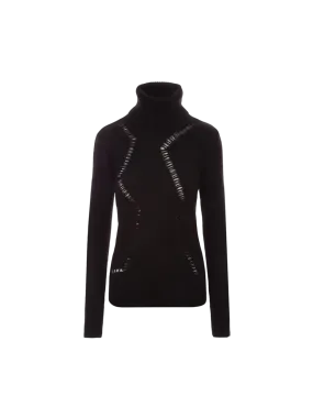 Turtleneck Mohair Sweater