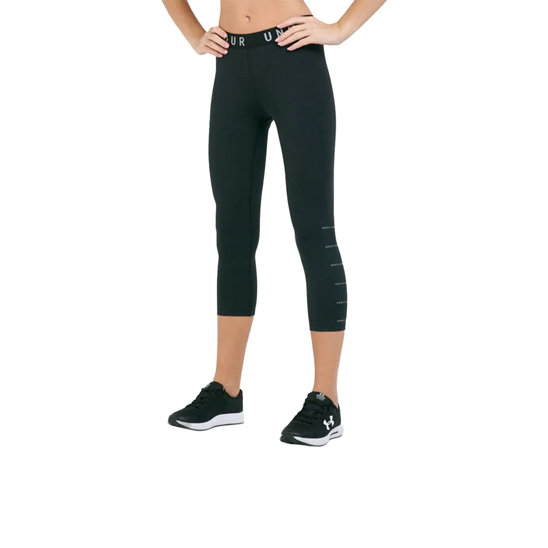 Under Armour Favorite Crop Graphic Womens Leggings, Size XS - UA1344210-001