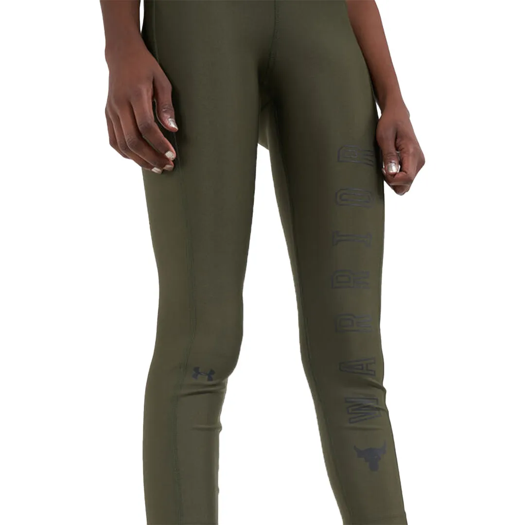 Under Armour Project Rock HG Armour Warrior An Women Leggings Size XS - UA1355683-315