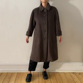 Vintage Alpaca Merino Wool Coat