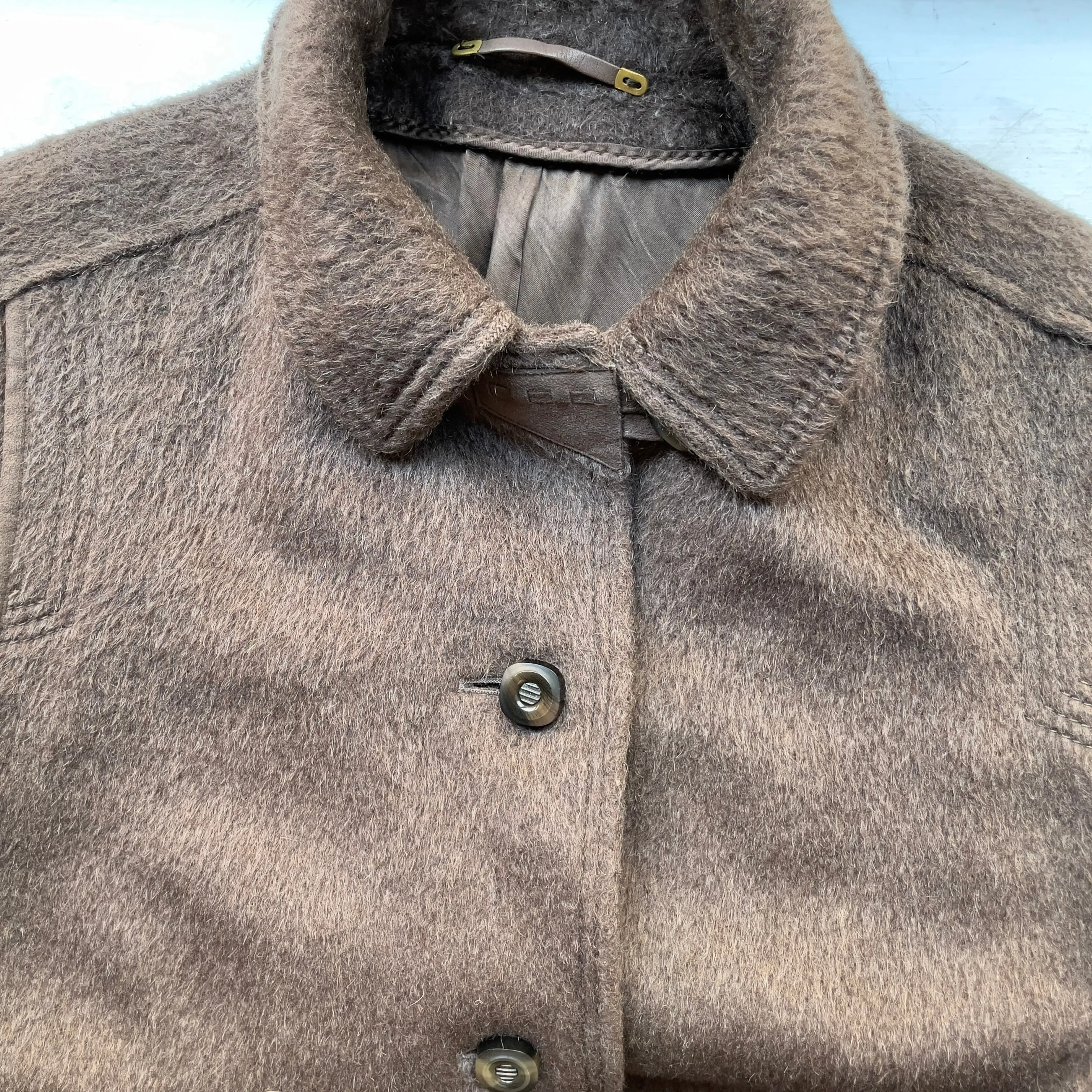 Vintage Alpaca Merino Wool Coat