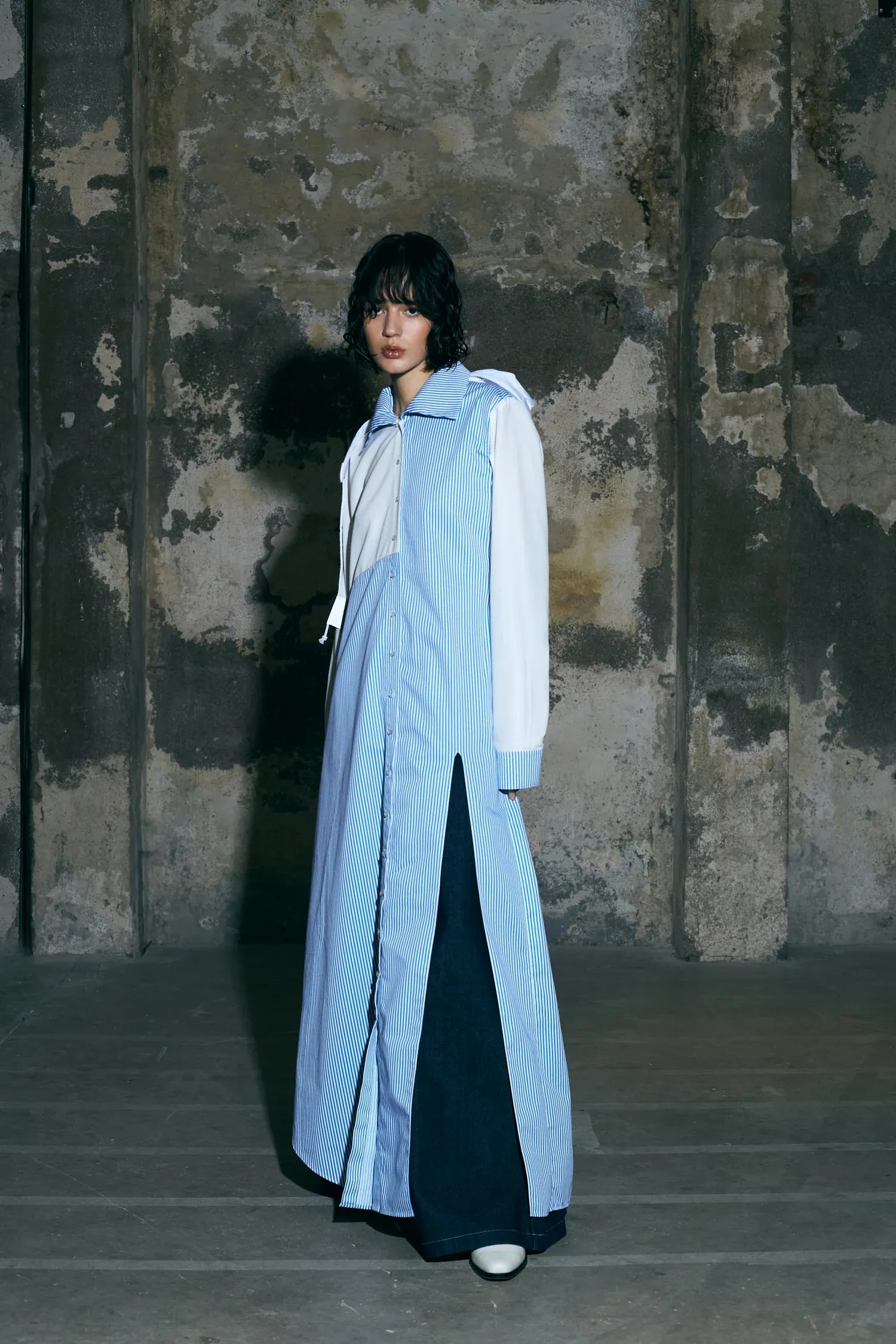 VOLUMED SHIRT DRESS