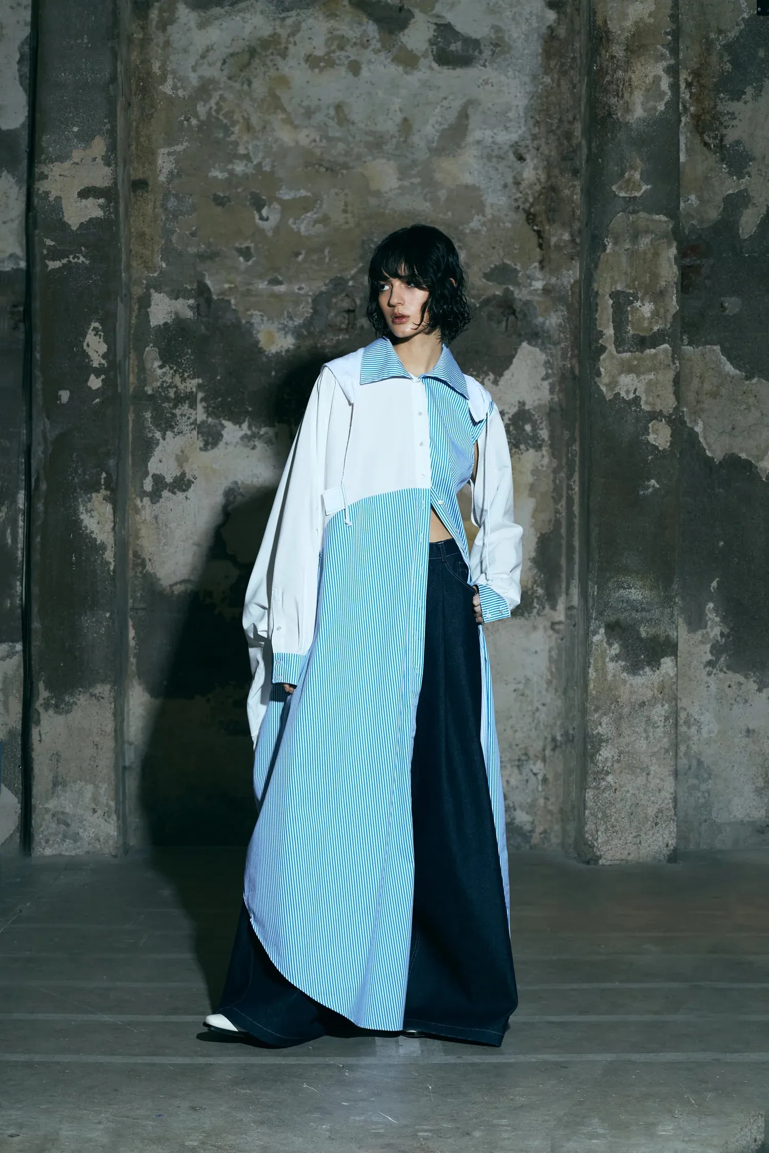 VOLUMED SHIRT DRESS