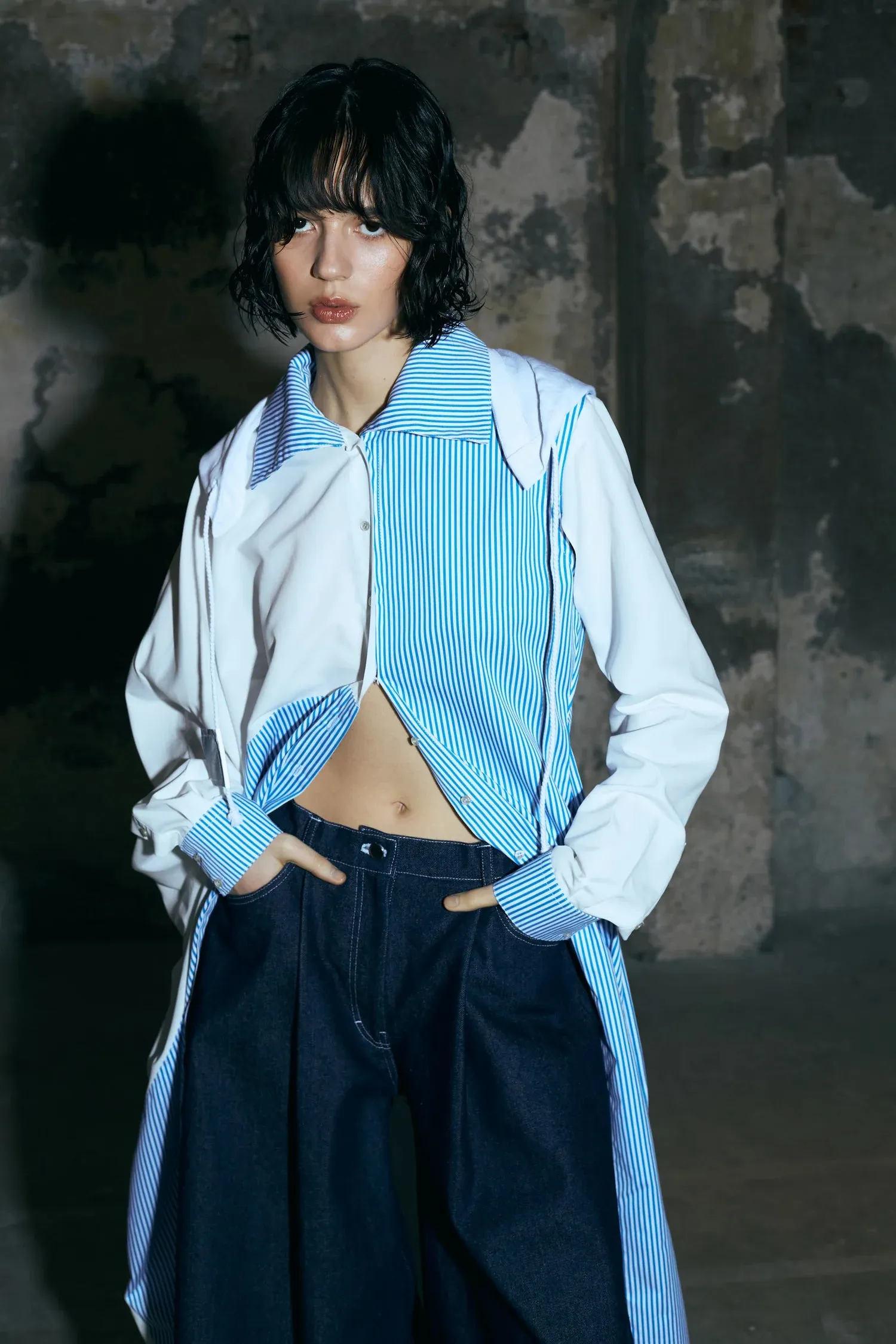 VOLUMED SHIRT DRESS