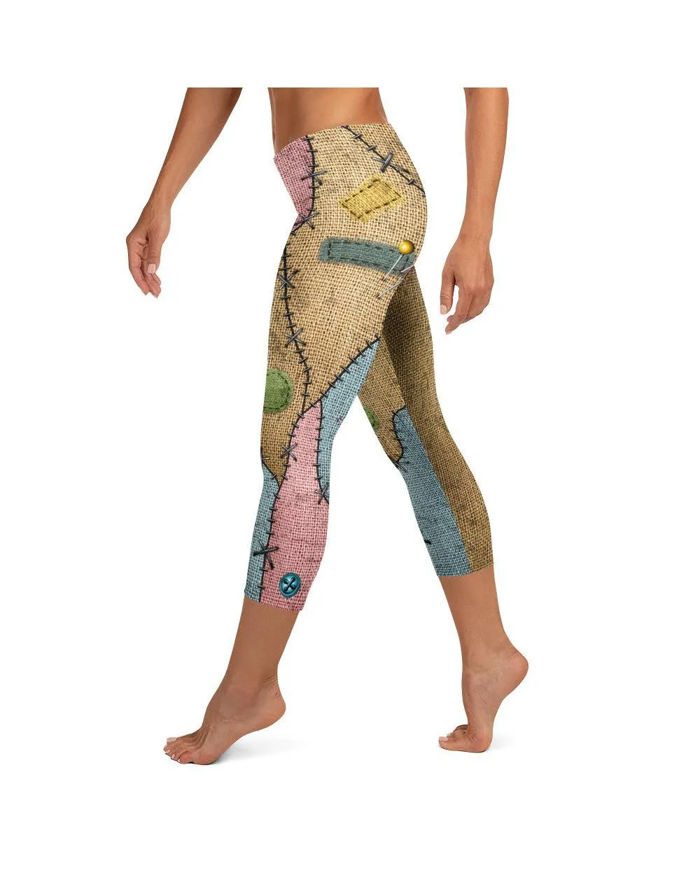 Voodoo Doll Patch Capris