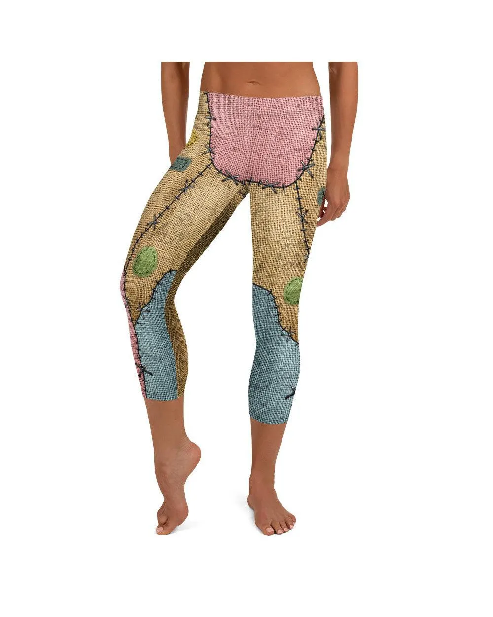 Voodoo Doll Patch Capris