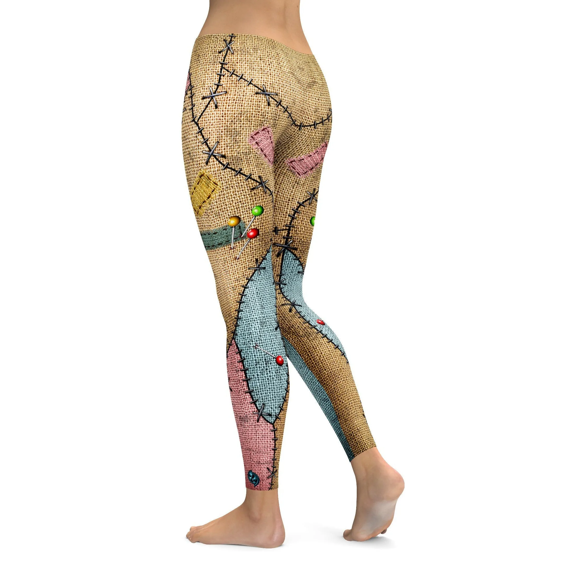 Voodoo Doll Patch Leggings