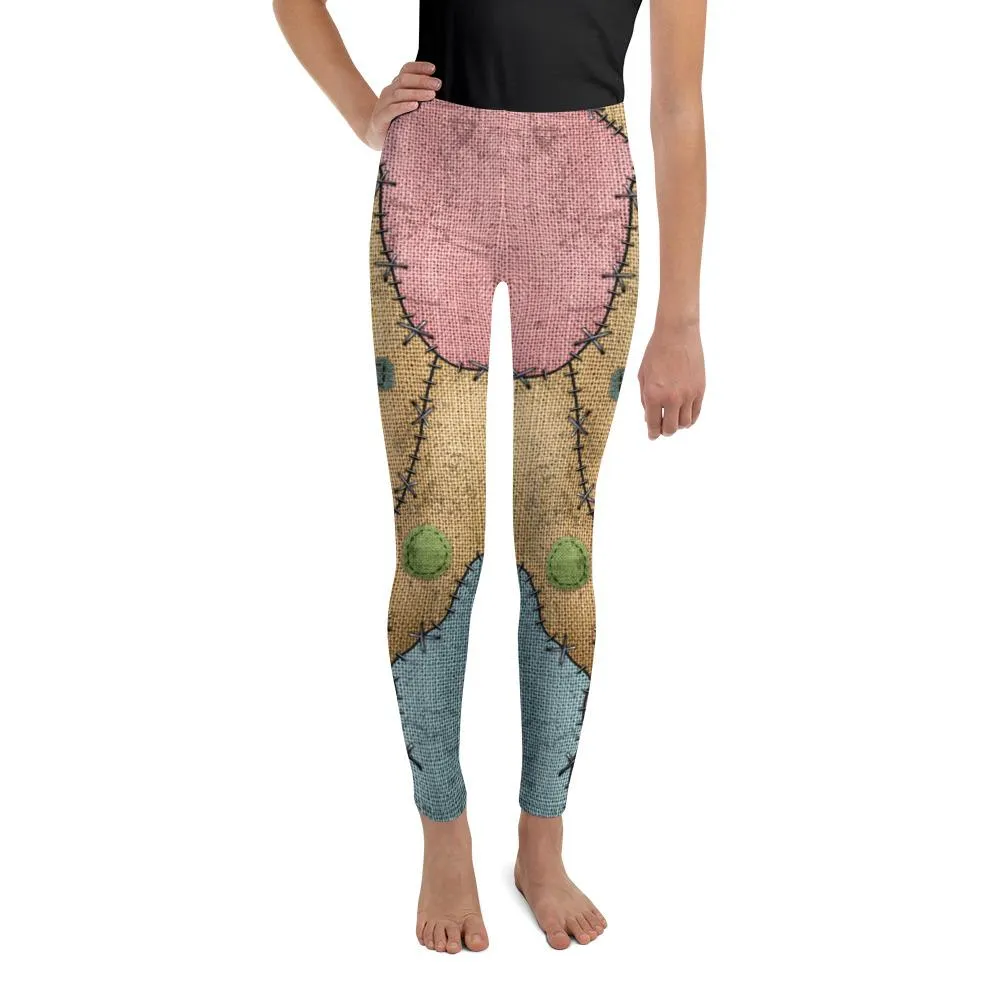 Voodoo Doll Patch Youth Leggings