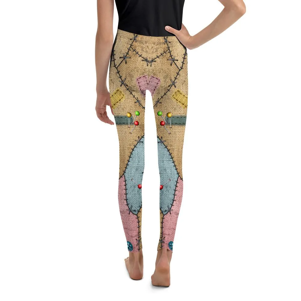 Voodoo Doll Patch Youth Leggings
