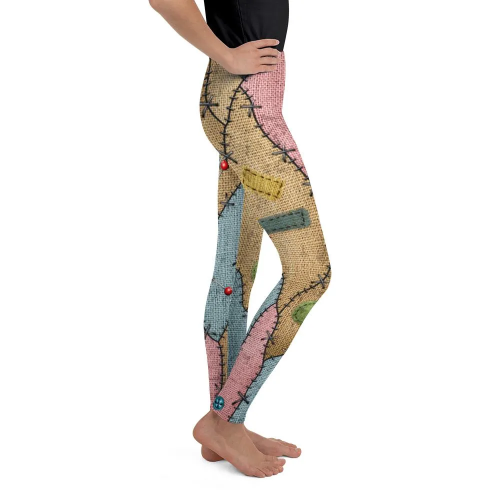 Voodoo Doll Patch Youth Leggings