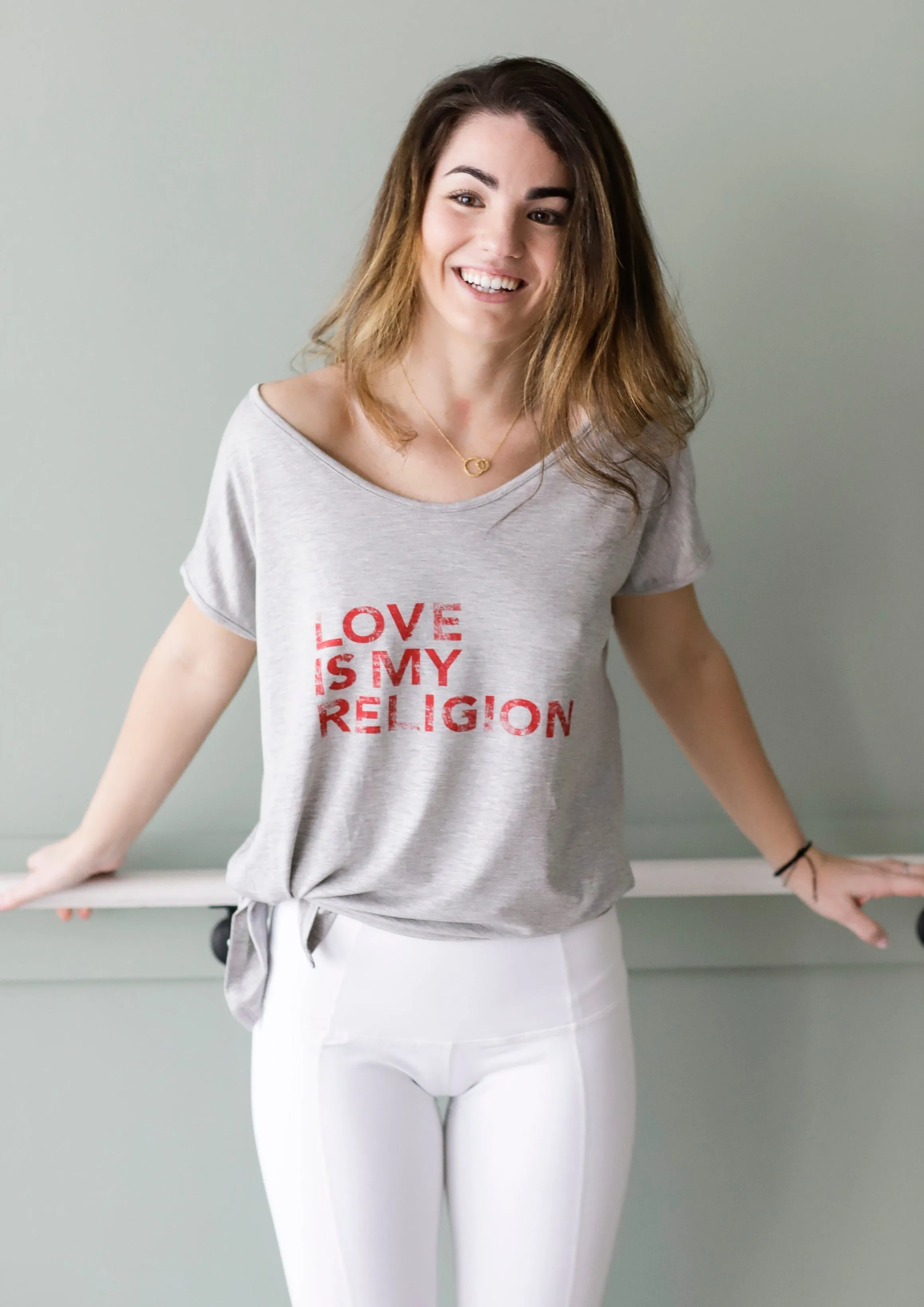 White Contour Crop Legging
