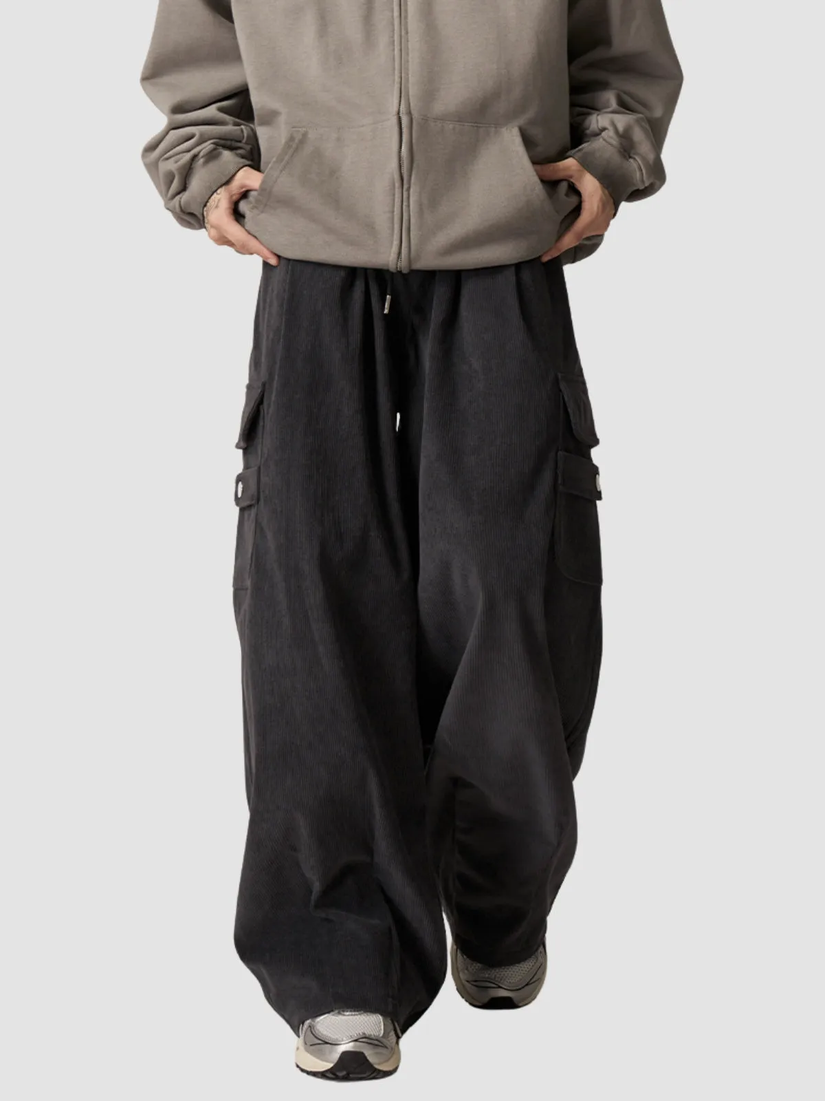 WLS Loose Corduroy Cargo Pants