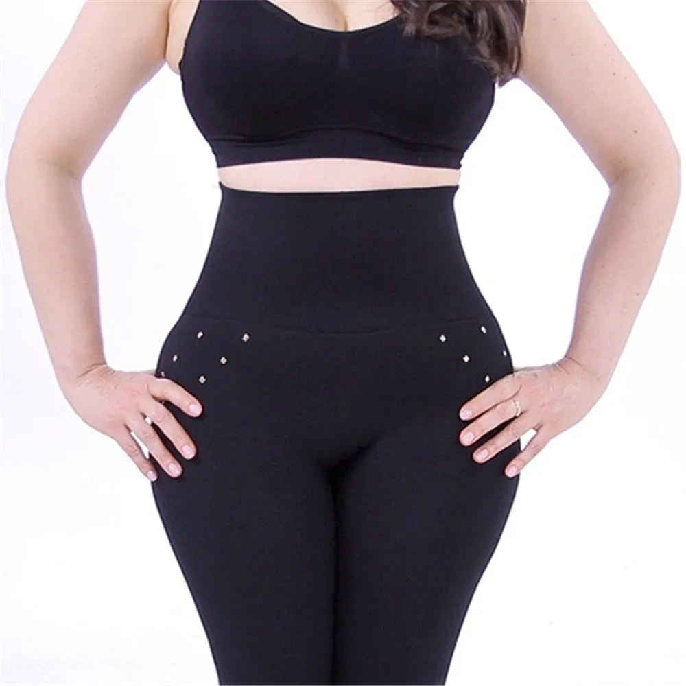 Women's Elastic High Waist Plus Size Leggings