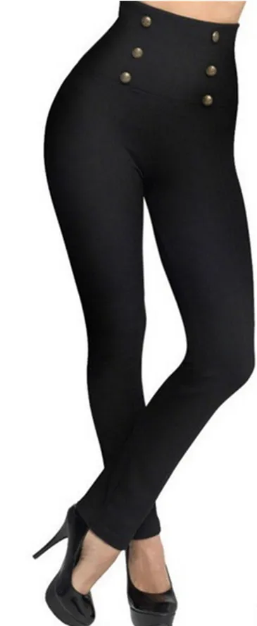 Women's Elastic High Waist Plus Size Leggings