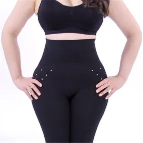 Women's Elastic High Waist Plus Size Leggings