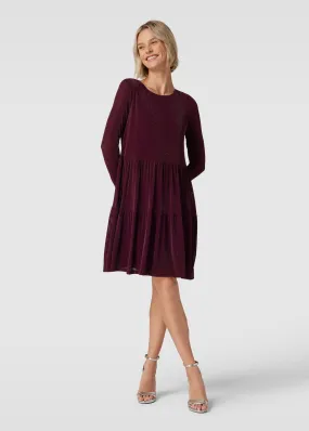 Women's Glitter Dress,Burgundy