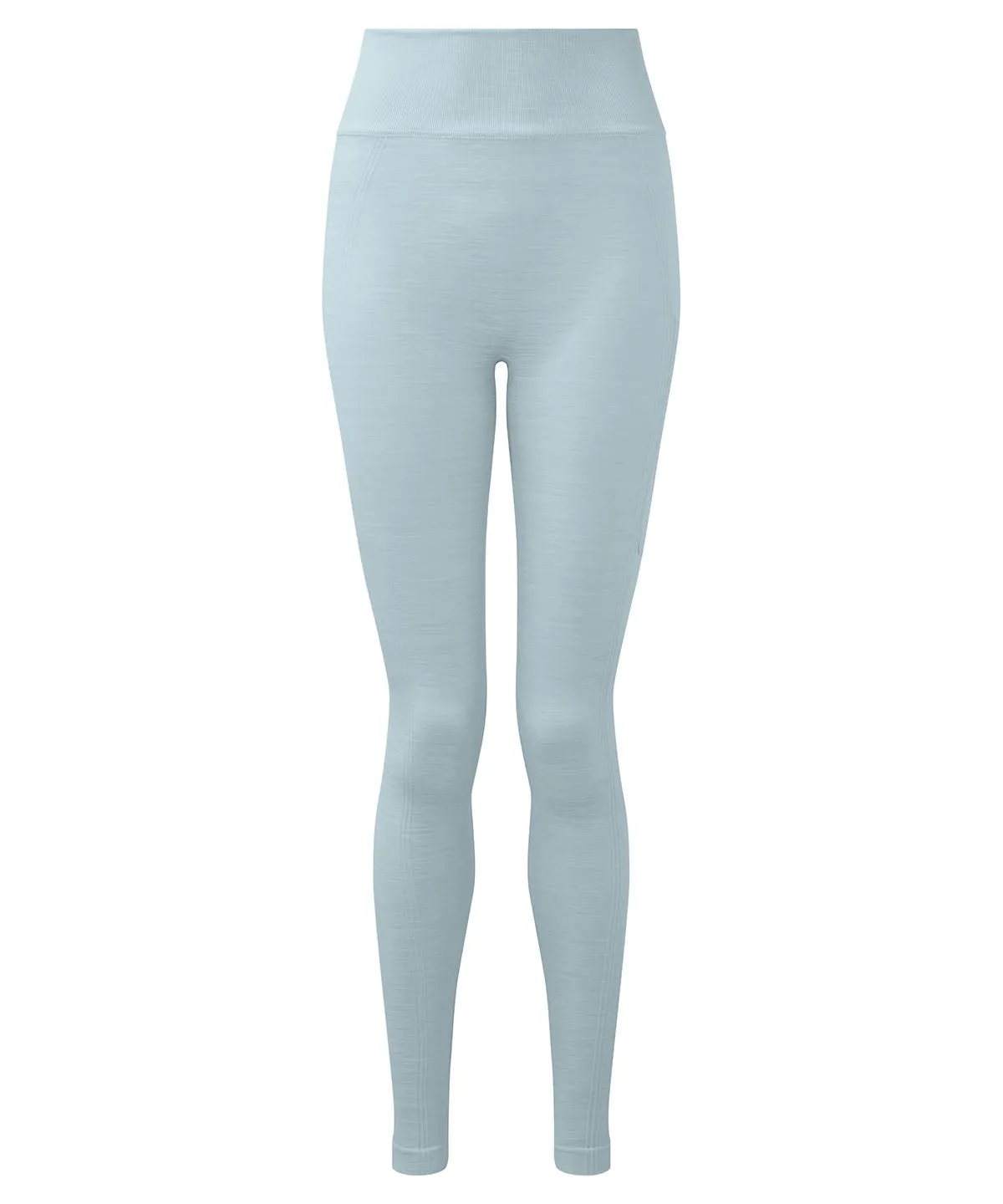 Womens TriDri® recycled seamless 3D fit multi-sport flex leggings | Sky Blue Melange