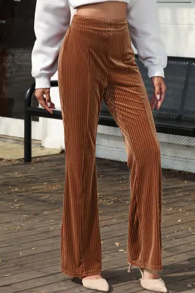 Workleisure High Waist Corduroy Flare Pants