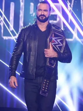 Wrestler Drew McIntyre Leather Jacket | WWE Men Leather Jacket The Jacket Seller