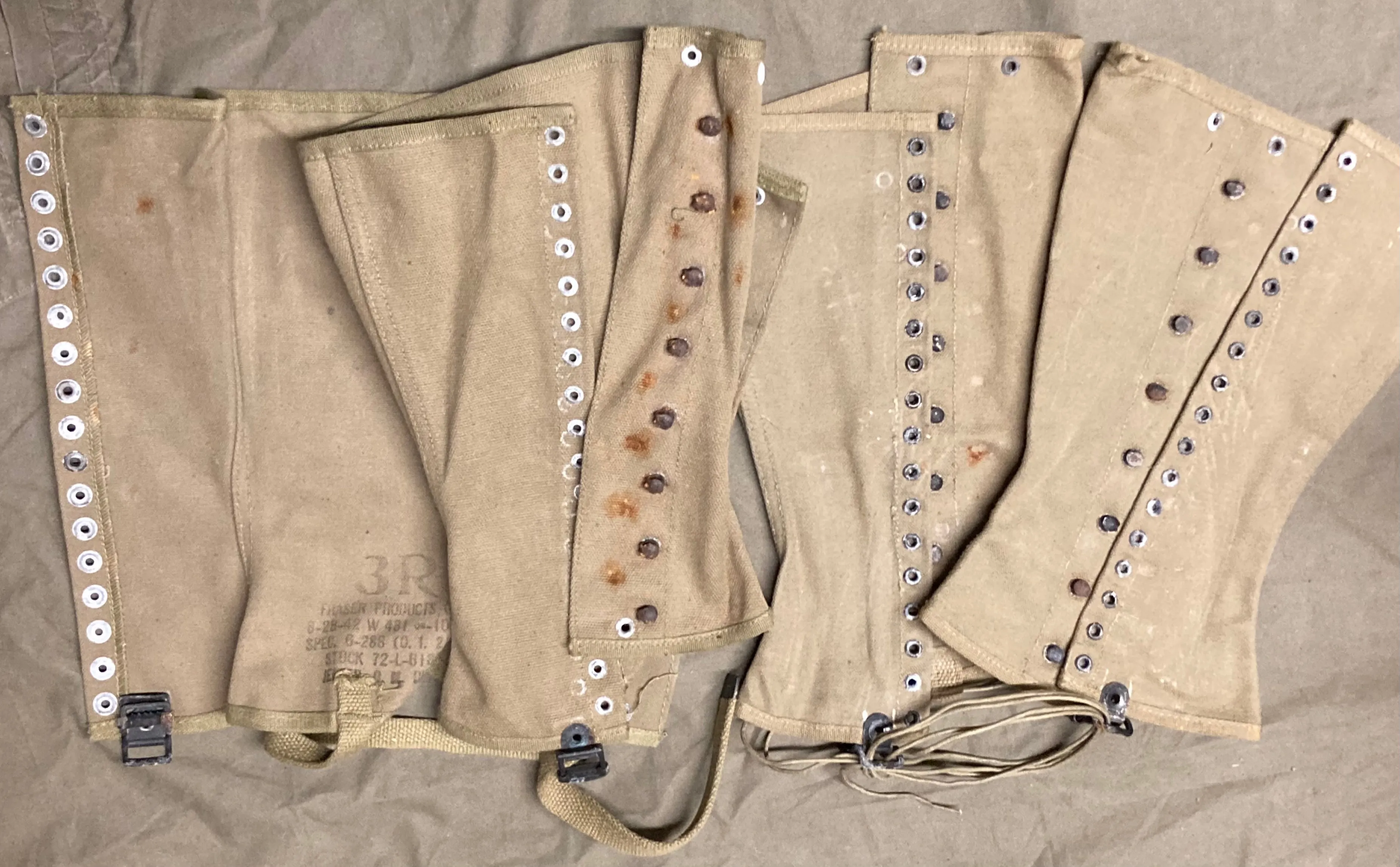 WW2 M-1938 Canvas Leggings