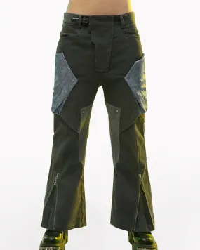 XIPHEVIL Cyberpunk Shadow Patrol Corduroy Pants