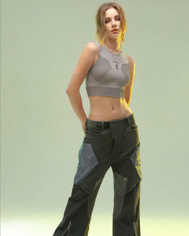XIPHEVIL Cyberpunk Shadow Patrol Corduroy Pants
